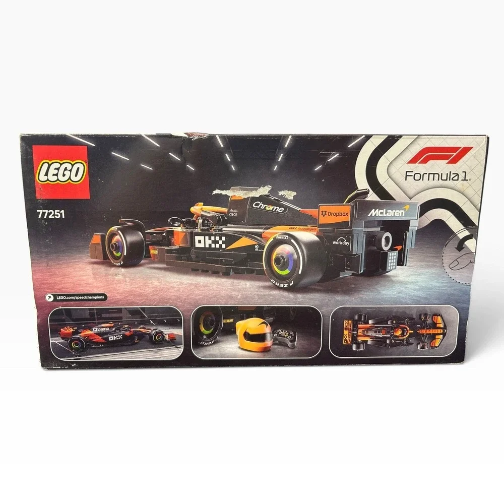 Factory-Sealed LEGO Speed Champions 77251 McLaren F1 Team MCL38 Race Car